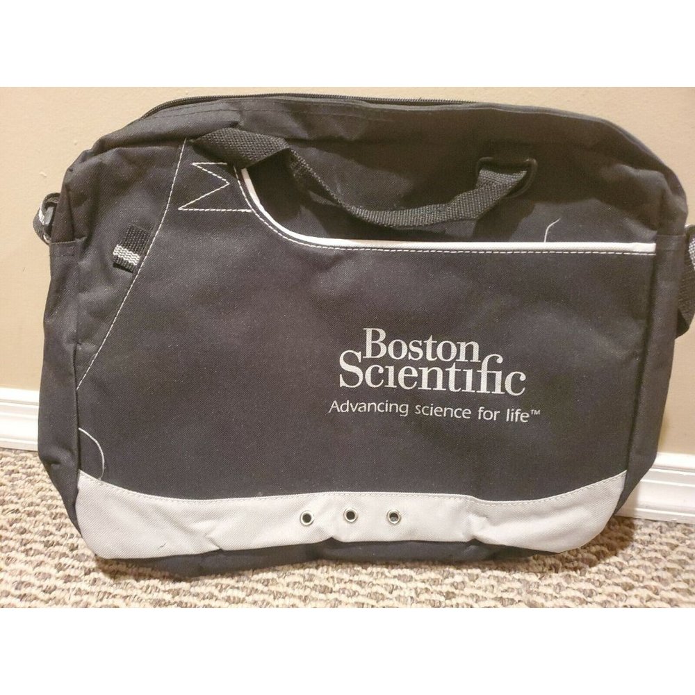 Boston Scientific Leed's Laptop Bag w/Zipper, Strap, 17'' Black